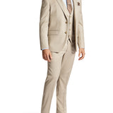 Dorset 112 Beige Wool Stretch Waistcoat