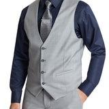 Dorset 112 Grey Wool Stretch Waistcoat