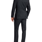 Lyon 101 Black Australian Merino Wool Suit Trouser