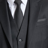 Michel 101 Black Australian Merino Wool Suit Jacket
