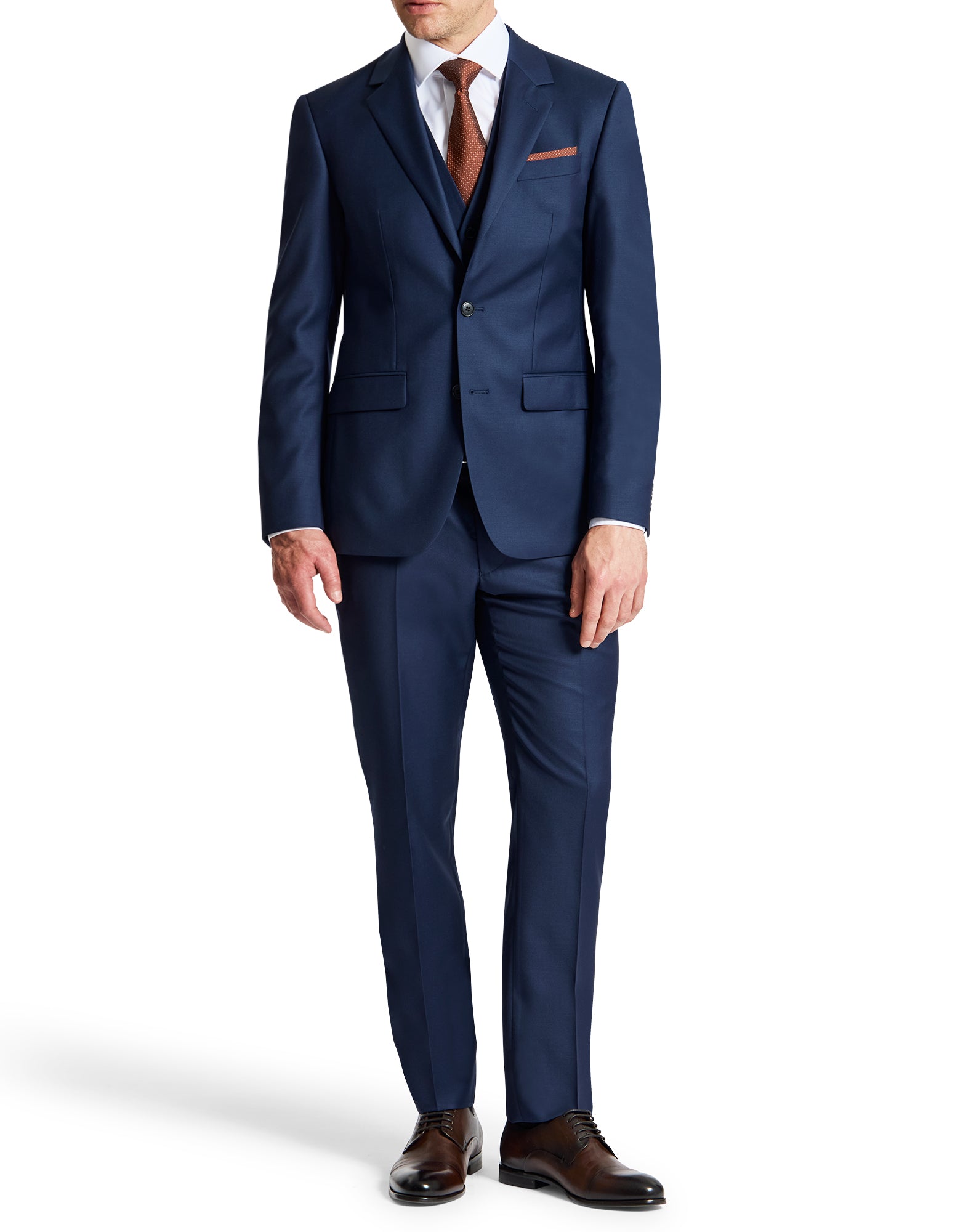 Shape 106 French Navy Australian Merino Wool Suit Jacket