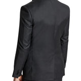 Jason 106 Black Australian Merino Wool Dinner Jacket