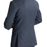 Ritchie 107 Blue Check Wool Stretch Suit Jacket