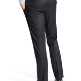 Lyon 101 Black Australian Merino Wool Suit Trouser