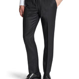 Edward 106 Black Australian Merino Wool Suit Trouser