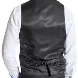 Ryan 106 Charcoal Australian Merino Wool Waistcoat