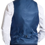 Ryan 106 French Navy Australian Merino Wool Waistcoat