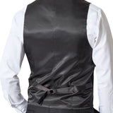 Ryan Formal 106 Black Australian Merino Wool Waistcoat