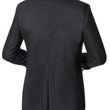 Manta 106 Black Australian Merino Wool Dinner Jacket