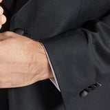 Manta 106 Black Australian Merino Wool Dinner Jacket