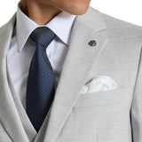 Louis 5ZS Light Grey Comfort Stretch Suit Jacket