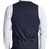 York 5ZS Navy Comfort Stretch Waistcoat