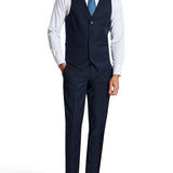 York 5ZS Navy Comfort Stretch Waistcoat