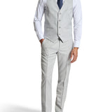York 5ZS Light Grey Comfort Stretch Waistcoat