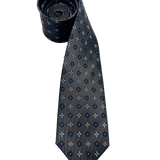 Chelsea Brown Quatrefoil Silk Tie
