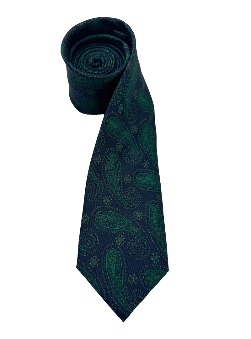 Reade Green Paisley Silk Tie