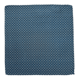 Warren Blue Geo Silk Pocket Square