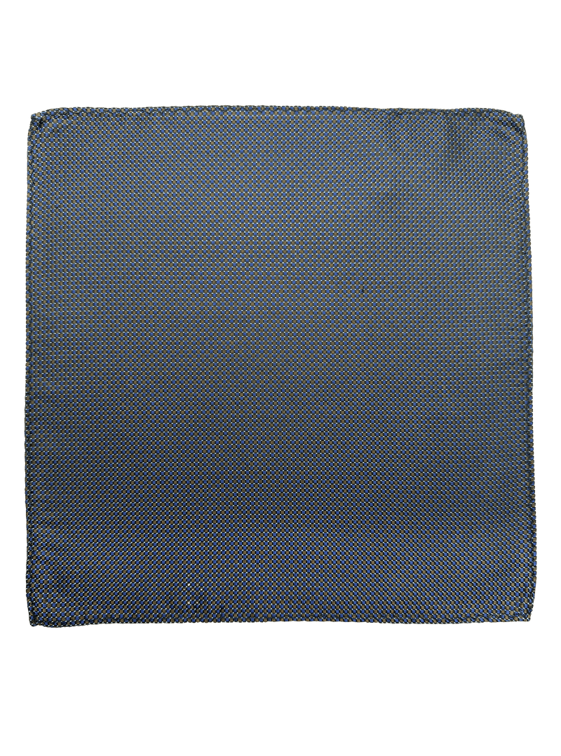 Essex Brown Textured Silk Pocket Square