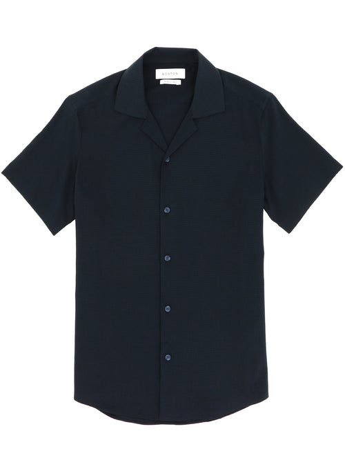 James Navy Casual Shirt