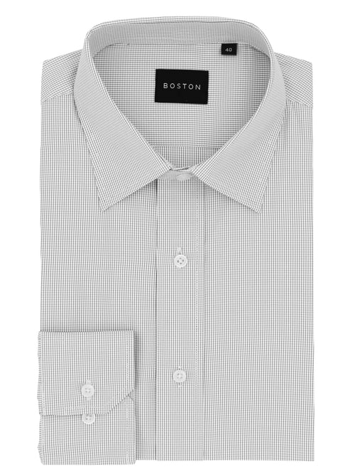 Liberty Business Black Microchecked Shirt