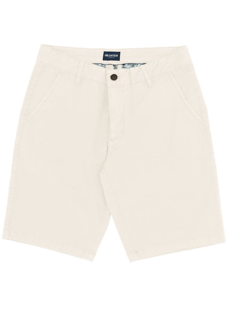 Lucas Sand Cotton Blend Shorts