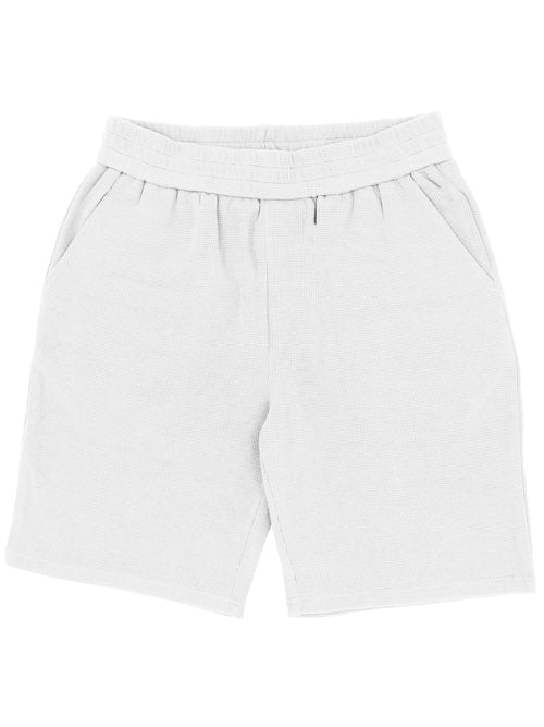 White Knit Shorts