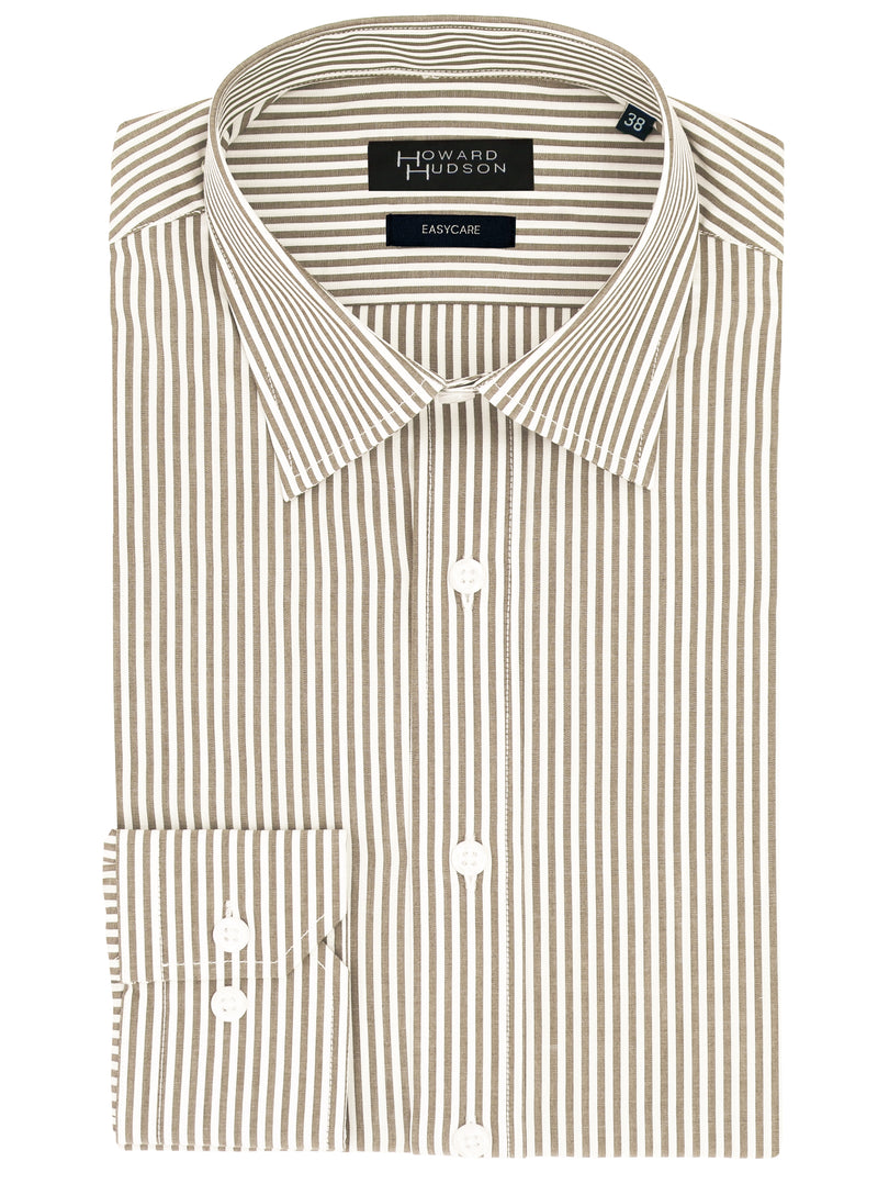 Liberty Business Beige Striped Shirt