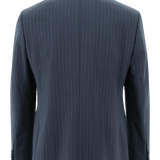 Cannes Blake Navy Pinstripe Wool Stretch Suit