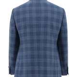 Siena Blue Check Super 110 Wool Sports Jacket