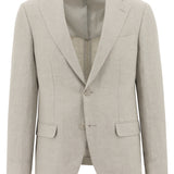 Prato Sand Linen Sports Jacket