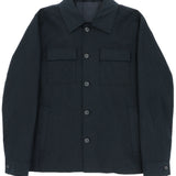 Chase Navy Linen Cotton Shacket