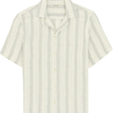 River Sand Striped Short Sleeve Shirt