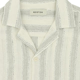 River Sand Striped Short Sleeve Shirt