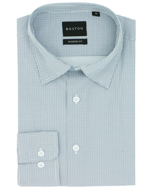 Lennox Light Blue Cotton Stretch Casual Shirt