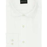 Jacque White Cotton Casual Shirt
