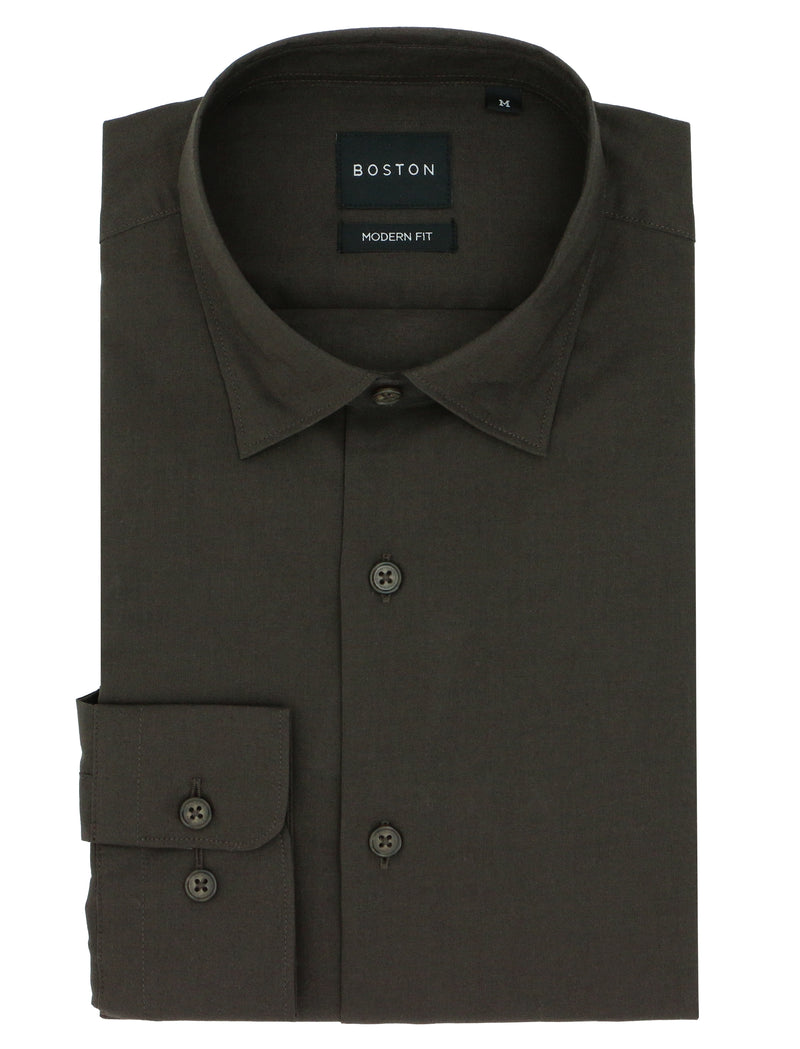 Jacque Brown Cotton Linen Casual Shirt