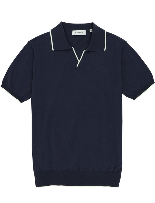 Tip Navy Cotton Polo