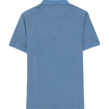 Blue Cotton Polo