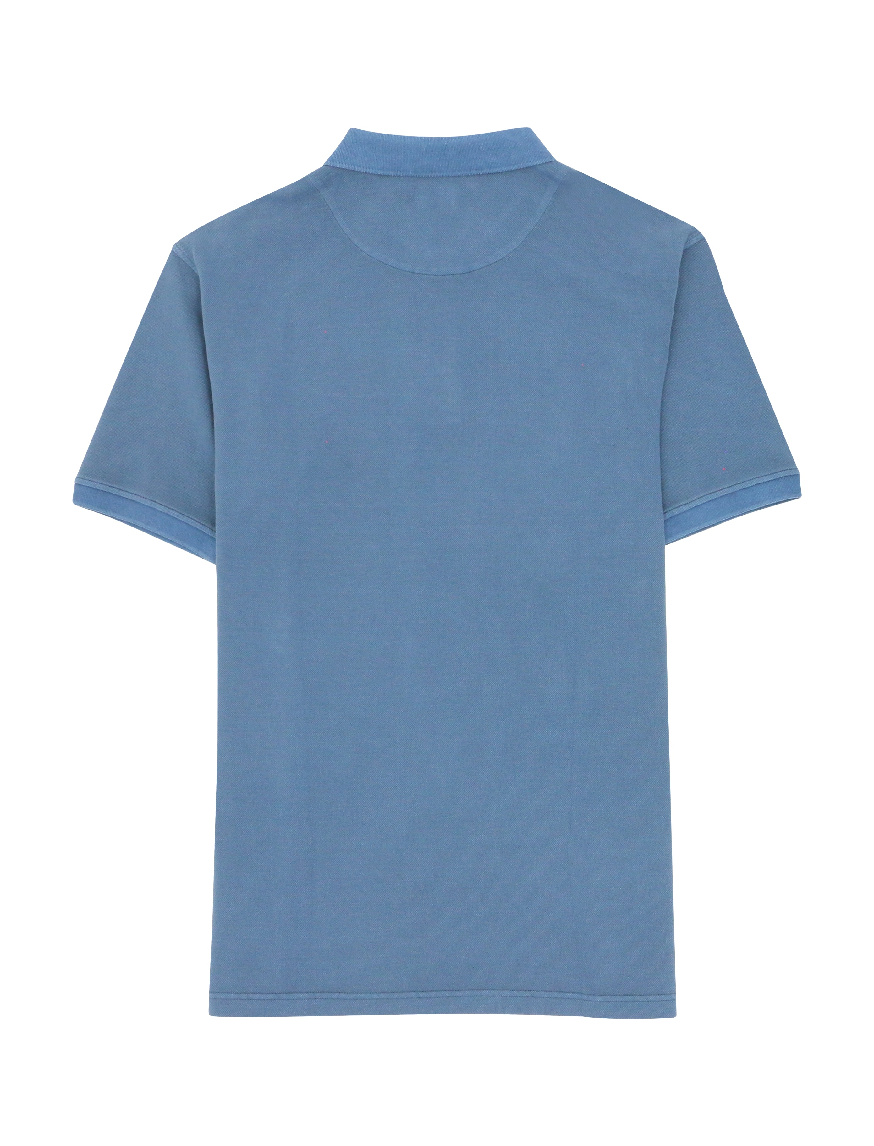 Blue Cotton Polo
