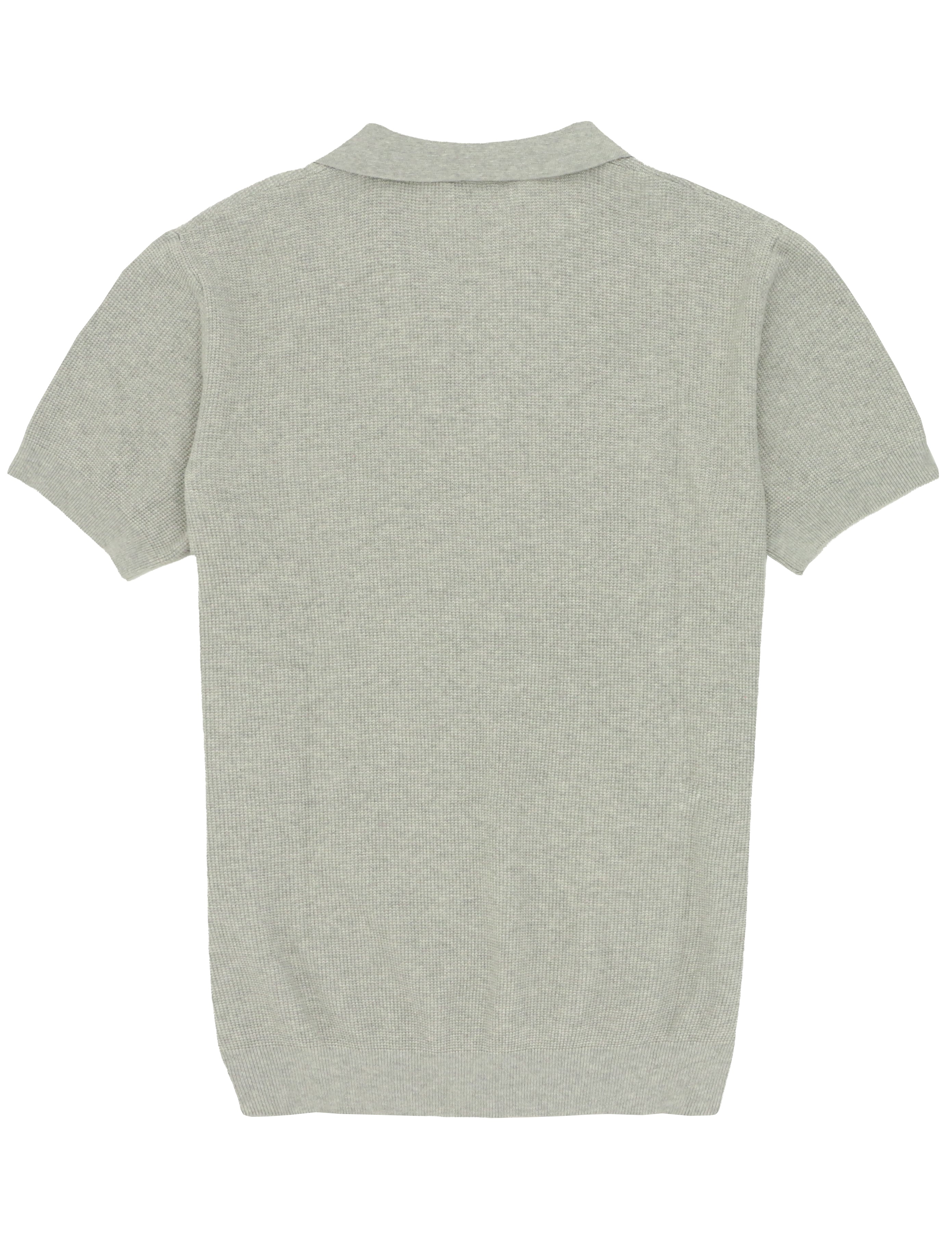 Stone Cotton Blend Knit Polo