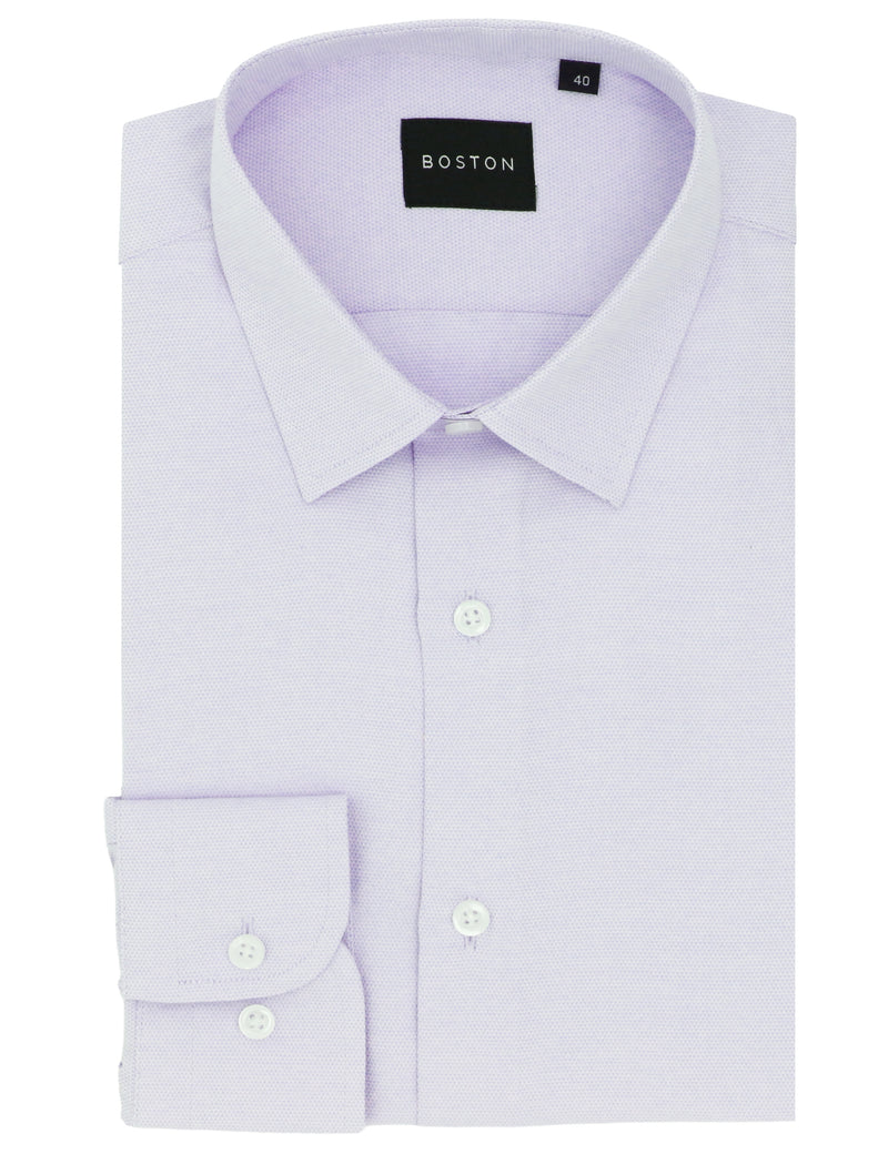 Liberty Lavender Cotton Blend Business Shirt