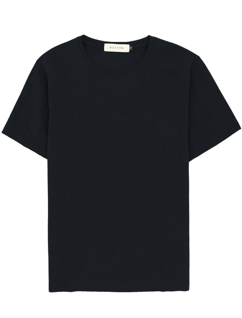 Black Cotton Blend T-Shirt