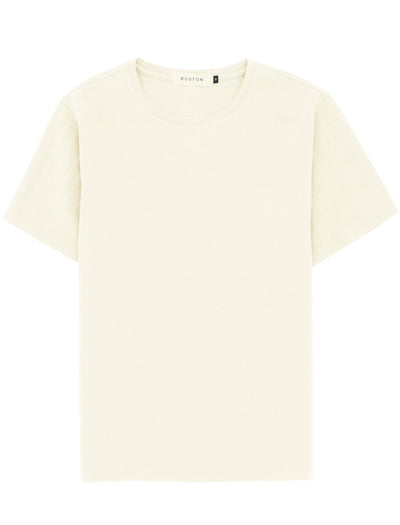 White Cotton Blend T-Shirt