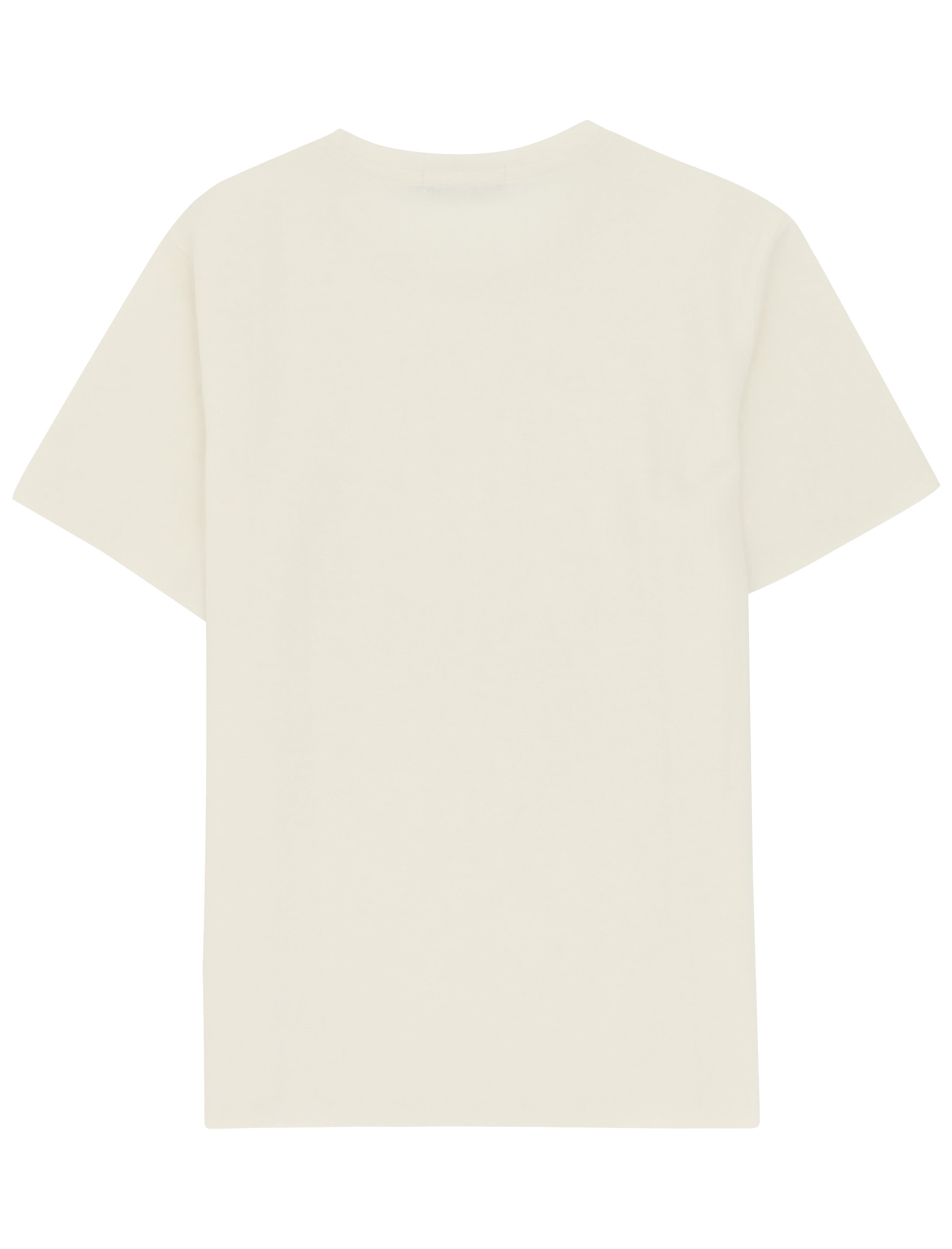 White Cotton Blend T-Shirt