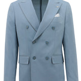 Monza Blake Blue Double Breasted Suit