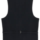 Shawl Black Double Breasted Waistcoat