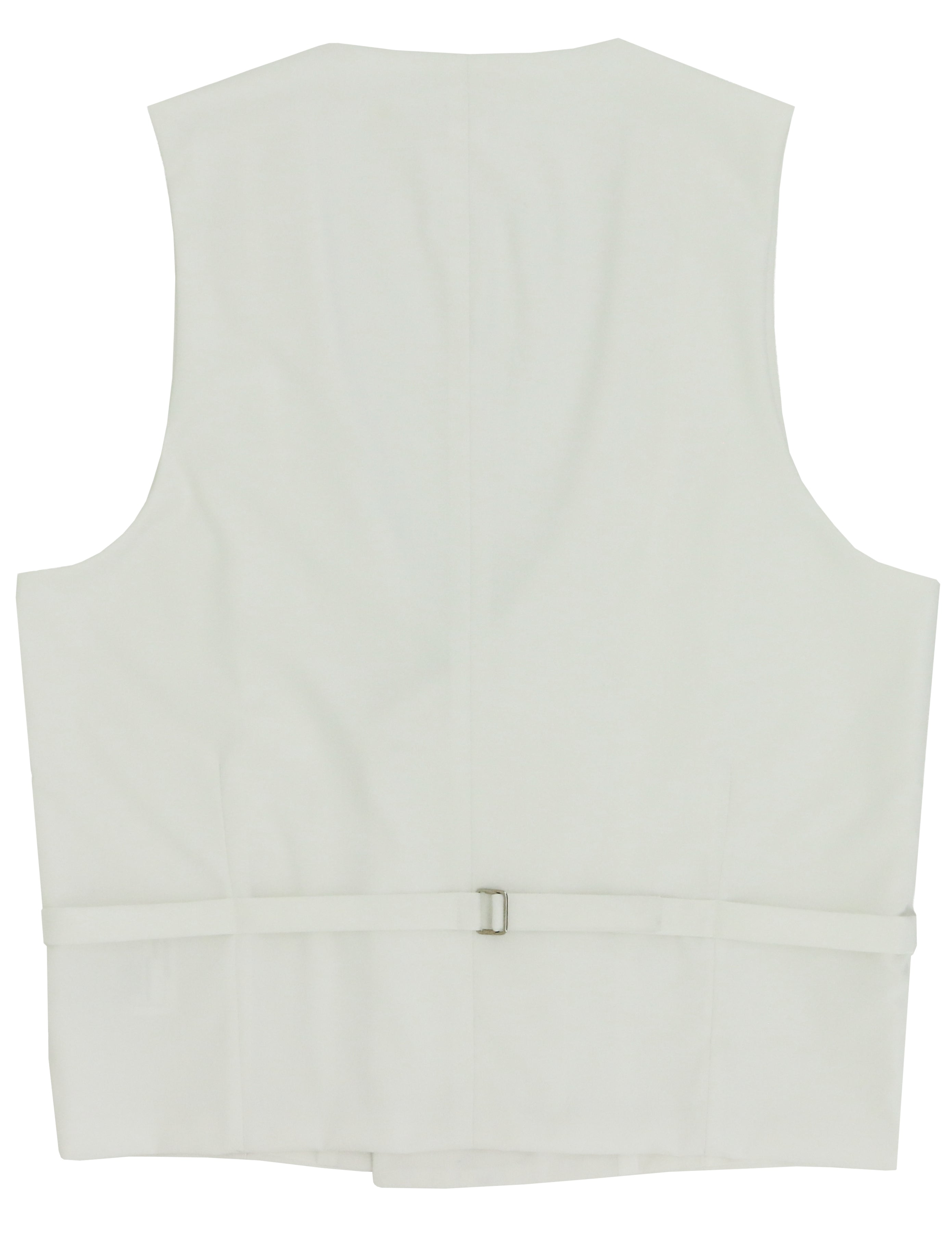 Shawl White Double Breasted Waistcoat