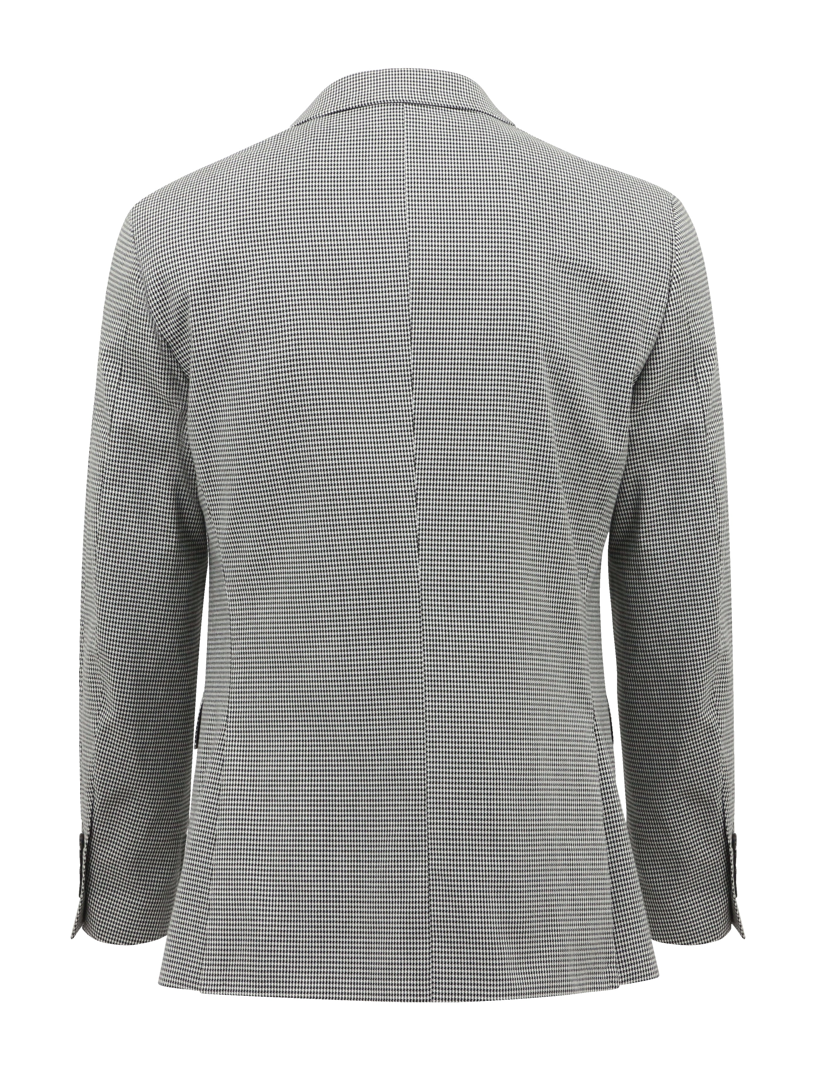 Forli Monochrome Houndstooth Comfort Stretch Sports Jacket