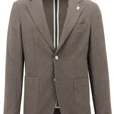 Forli Patch Brown Comfort Stretch Sports Jacket