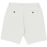 Bravo White Cotton Stretch Chino Shorts